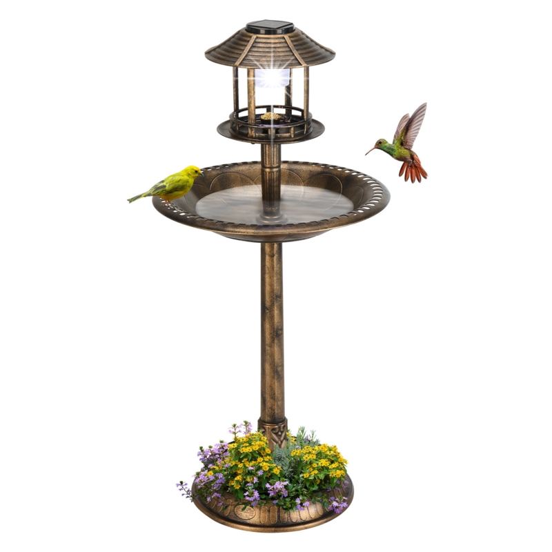 Hiles Resin Birdbath