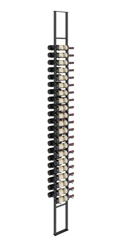 Houde Floating 42 Bottle Floor to Ceiling Mounted Wine Bottle Rack