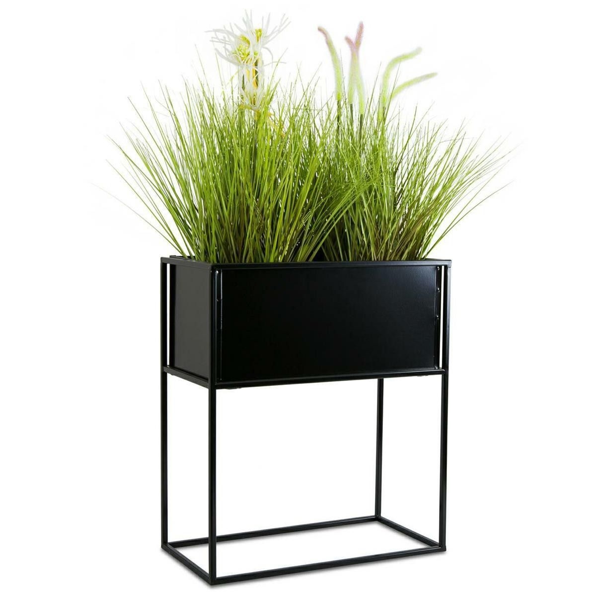 HowHomely KOVOV KVTIN SE STOJNEM RECT 50X24X44 CM ERN