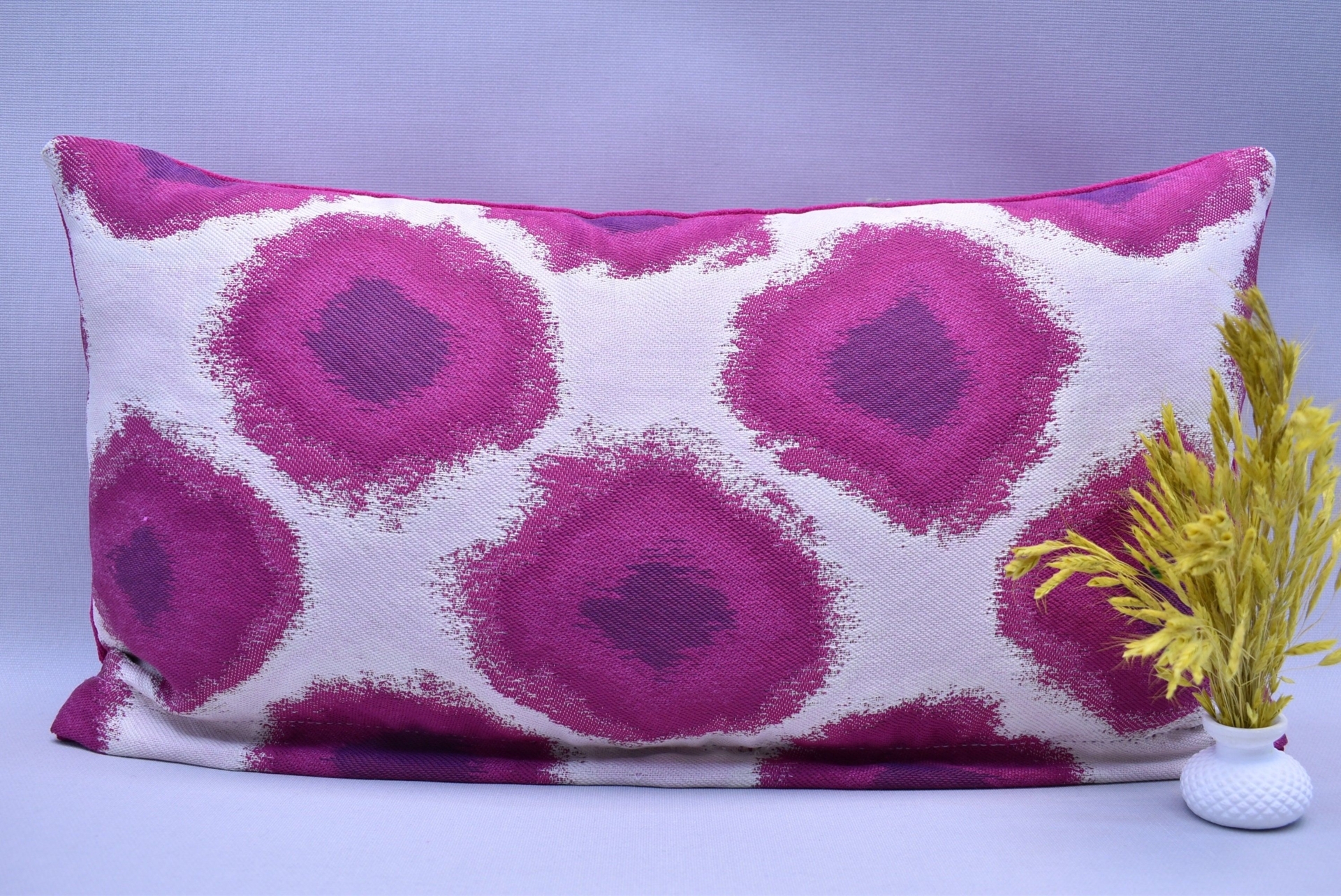 ikat design pink lumbar pillow cover 10 x 20 inch decorative ethnic pillow cover bedding decor pillow cover boho decor throw pillow covers