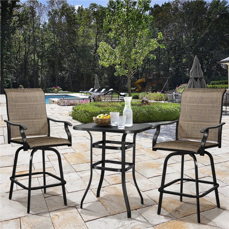 Iron Outdoor 28.5'' Bar Stool