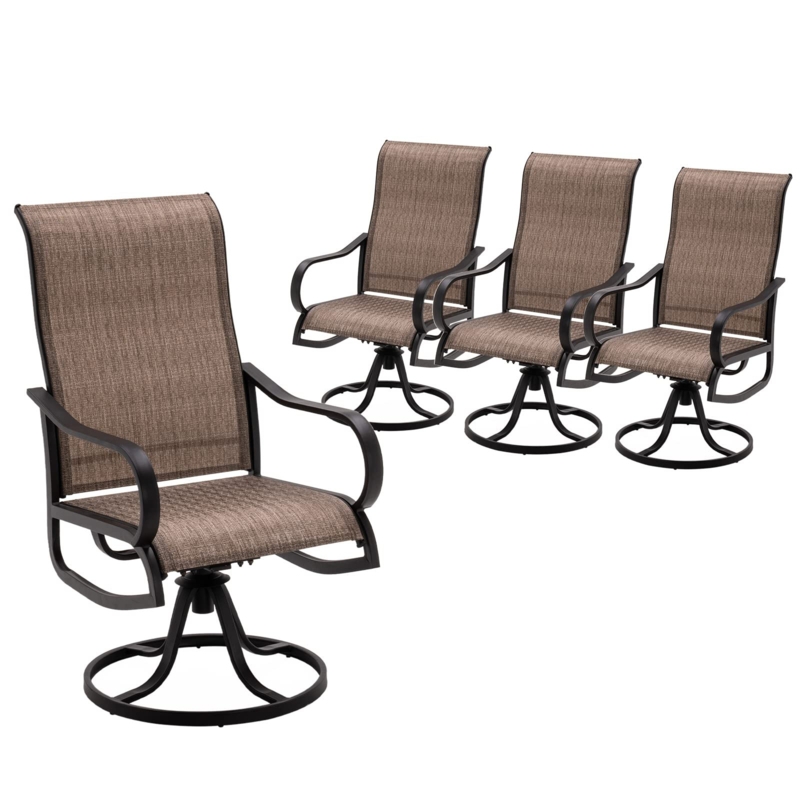 Jeovoni Swivel Patio Dining Armchair