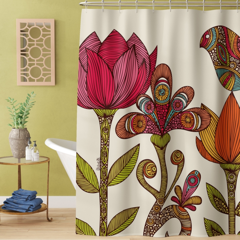 Jonesville Floral Shower Curtain