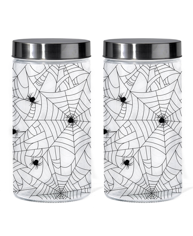 Jyrese 2 Piece Kitchen Canister Set