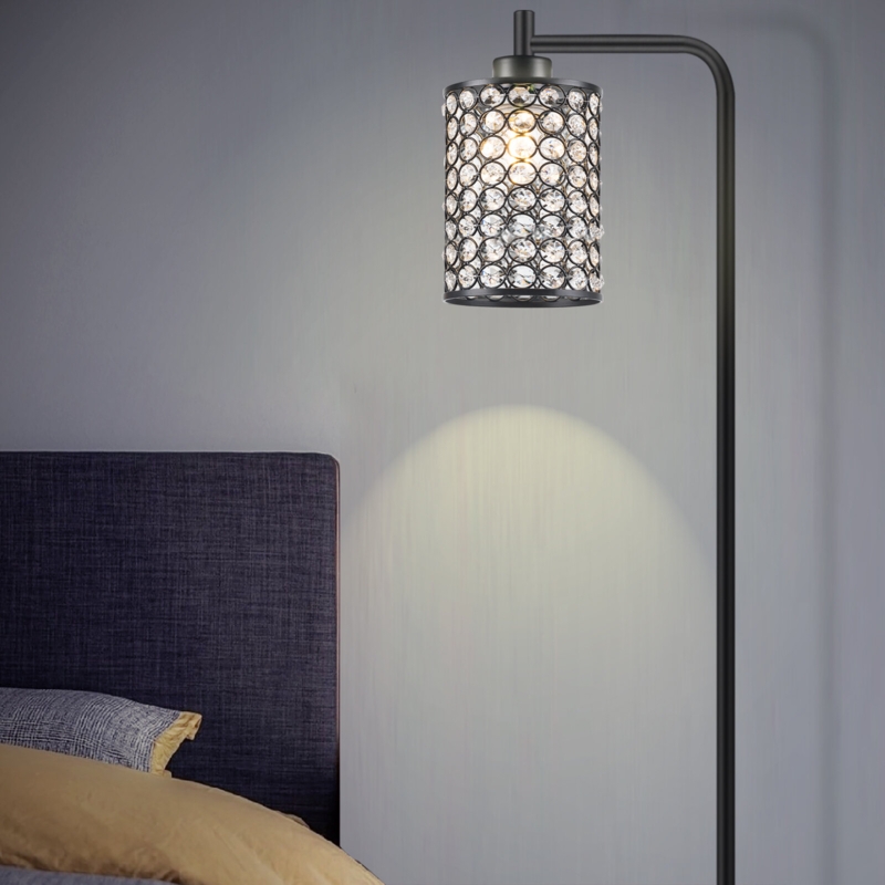 Kalis Industrial 7.5" Arched Floor Lamp