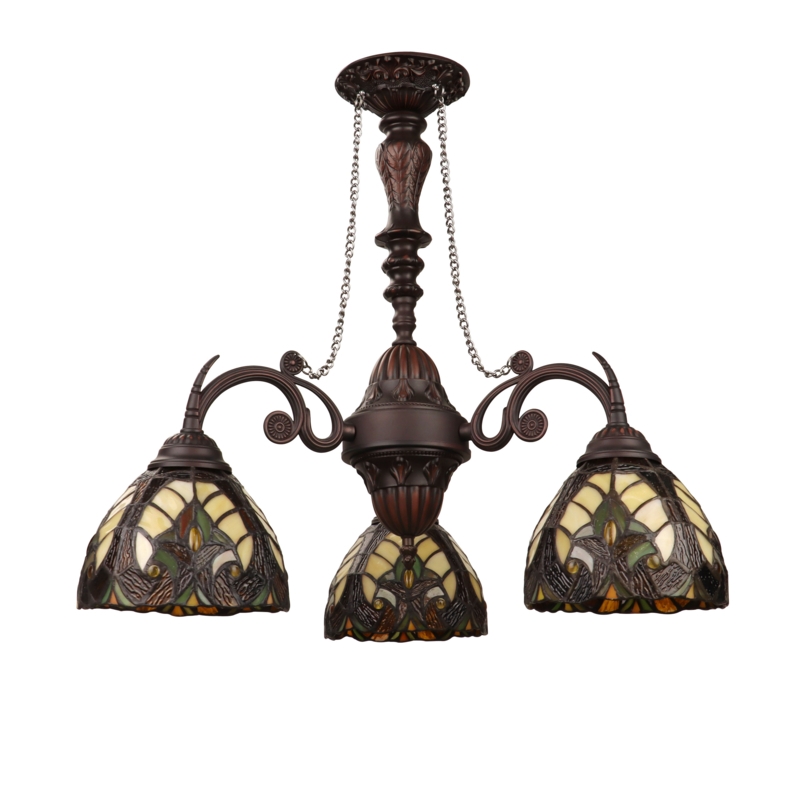 Kasson 3 - Light Glass Dimmable Classic / Traditional Chandelier