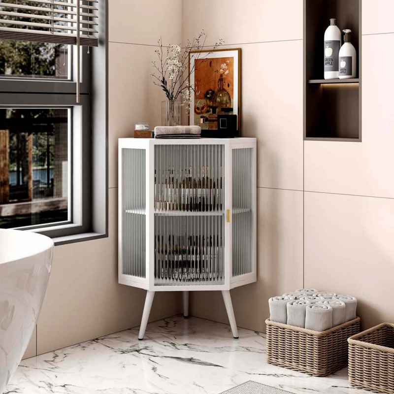 Kemppe Metal Accent Cabinet