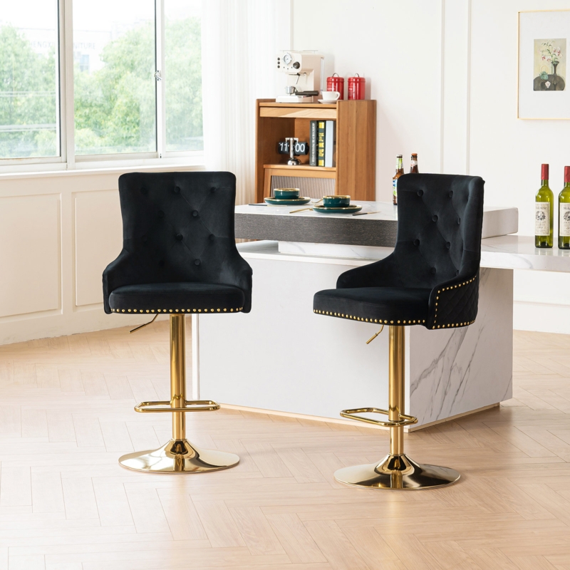 Kenetra Swivel Stool (Set of 2)