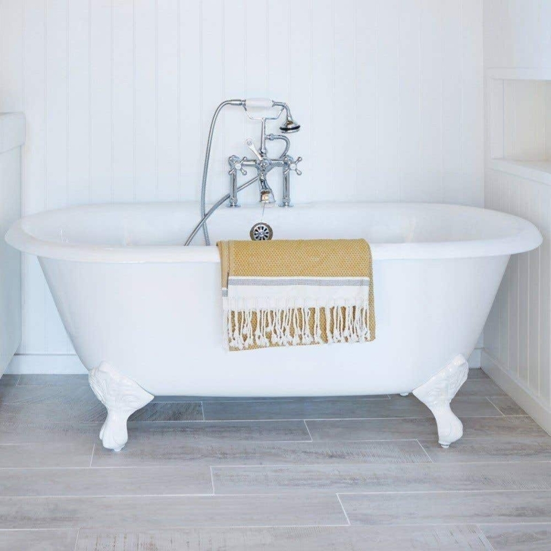 Kensington 60'' x 30'' Freestanding Soaking Cast Iron Bathtub