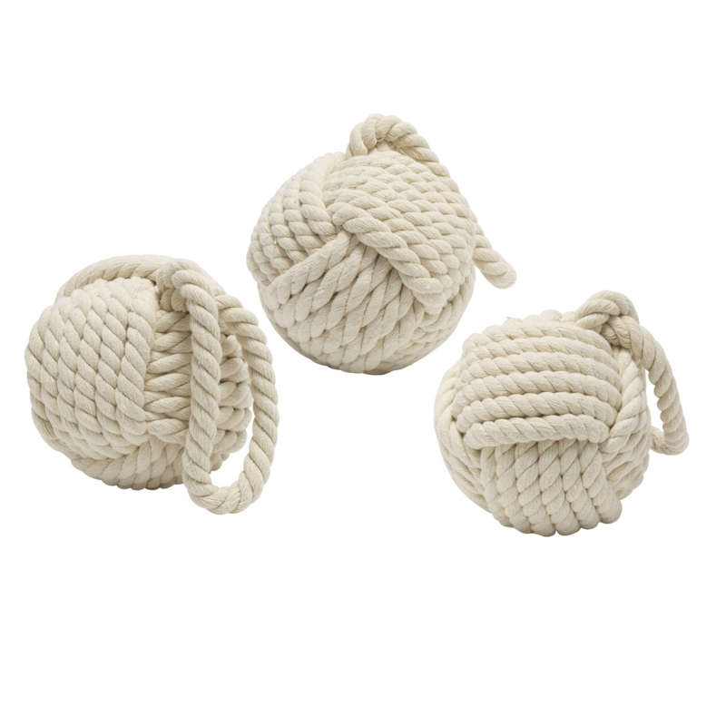Knot Fabric Weighted Floor Stop
