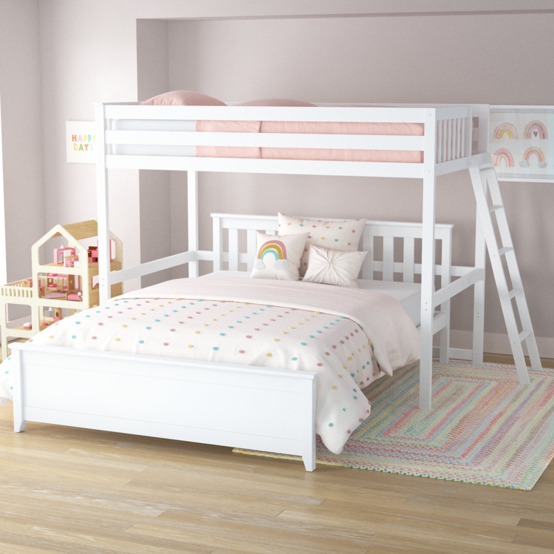 Kober Solid Wood L-Shaped Bunk Beds by Viv + Rae