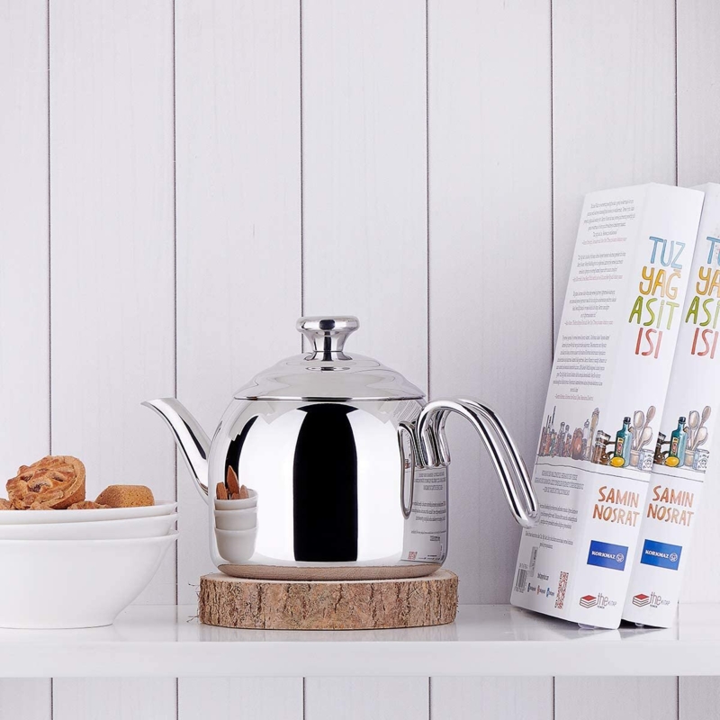 Korkmaz Droppa Stainless Steel (18/10) Stovetop Tea Kettle