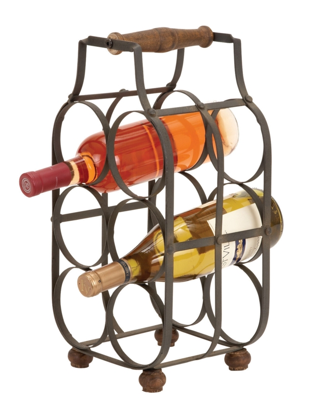 Kremmling 6 Bottle Tabletop Wine Bottle Rack
