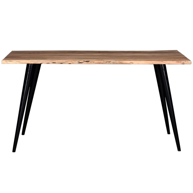 Kristey 71" Natural Rustic Wood Live Edge Dining Table