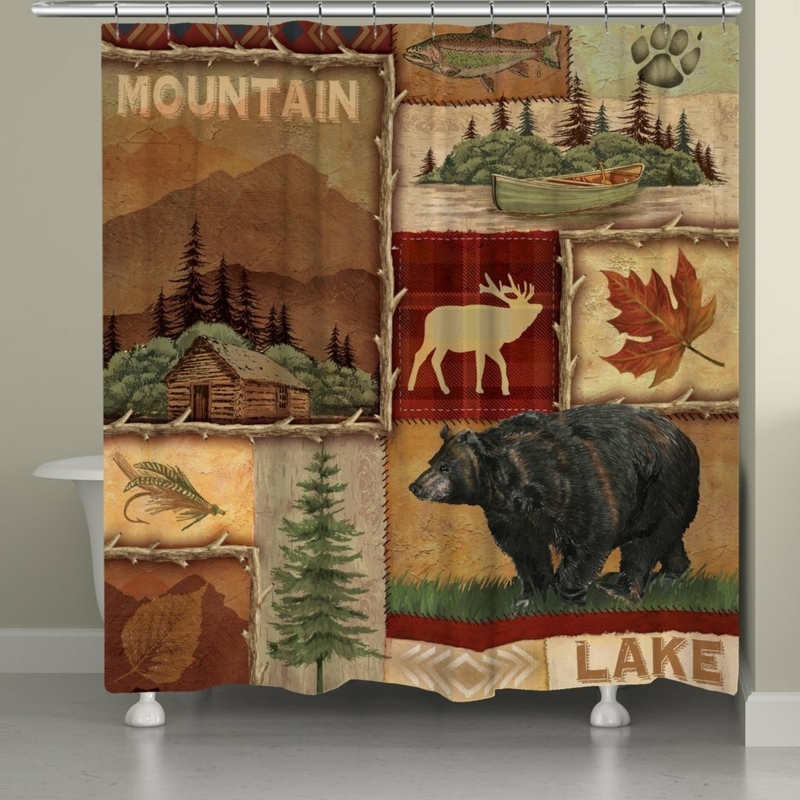 Kyrie Patchwork Shower Curtain