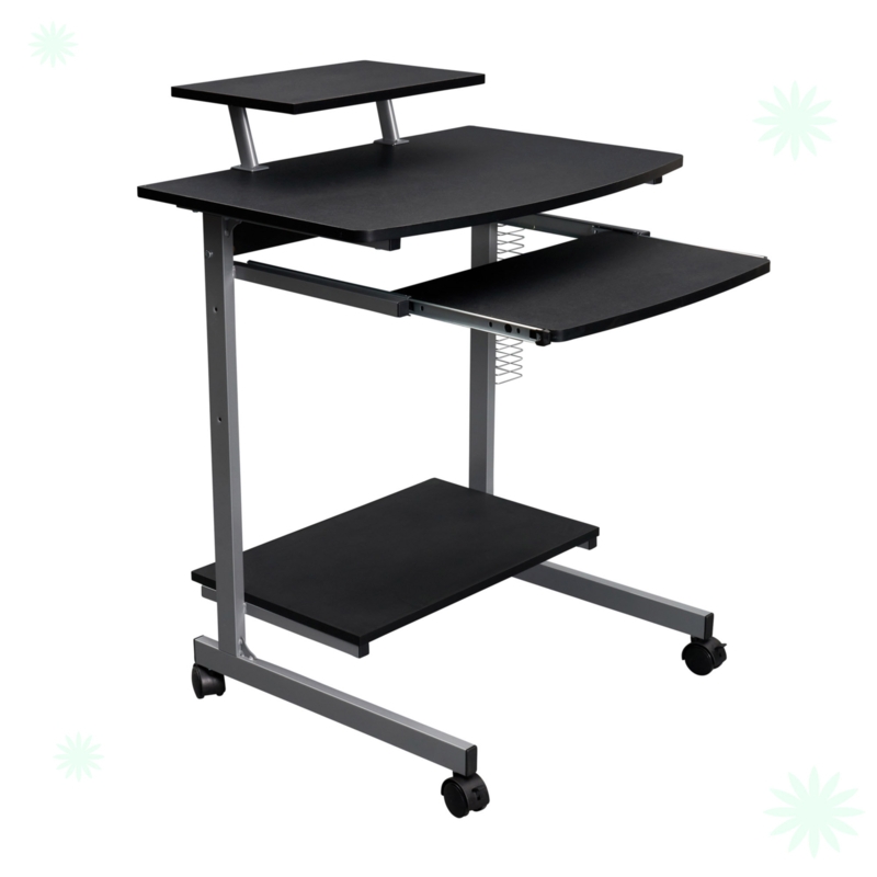 Ladonnia 35.47'' H x 28.22'' W Laptop/Computer Cart Or Stand with Wheels
