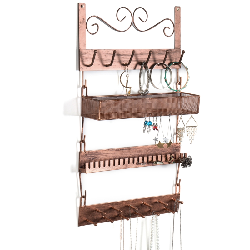 Lalla Metal Wall Mounted Jewelry Box