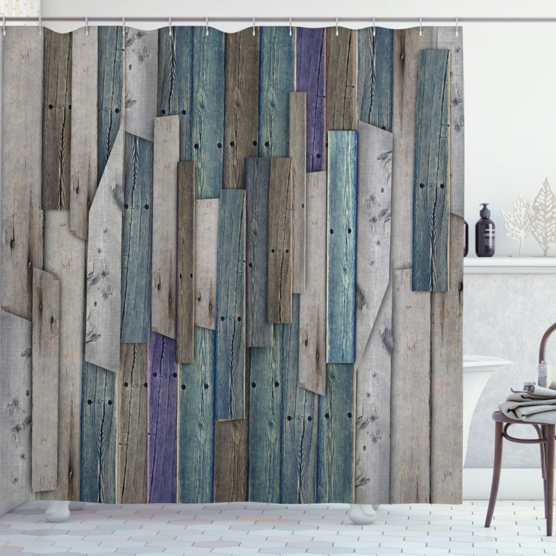 Livingston Shower Curtain with Hooks Included