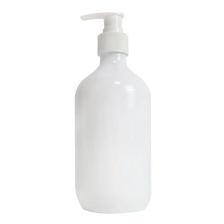Lotion Shampoo Shower Gel Holder Soap Dispenser Empty Bath Bottle 300ml 500ml Optional Empty Bottle, White