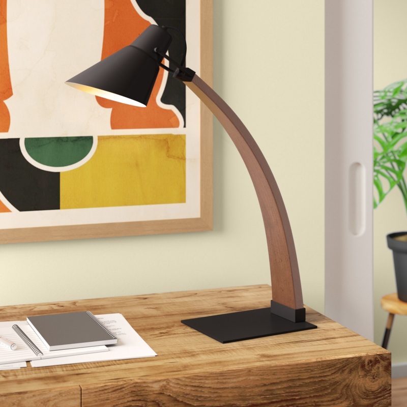Lotte Solid Wood Arched Lamp