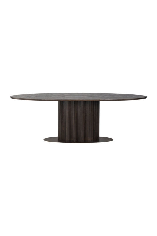 Luxor Oval Solid Wood Dining Table