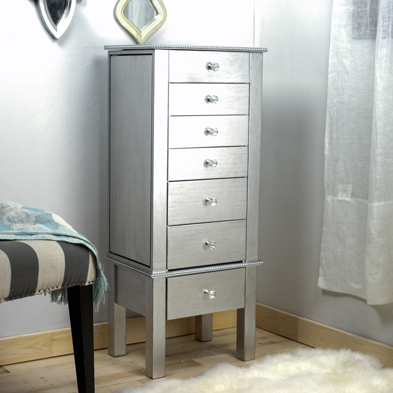 Machele 16'' Wide Freestanding Jewelry Armoire