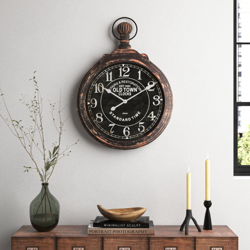 Maness 23.6" Wall Clock