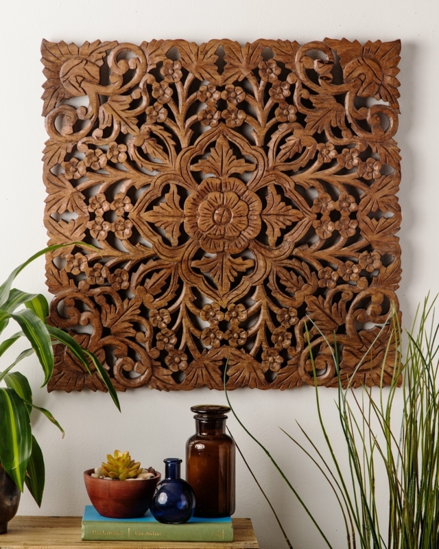 Mango Carved Wood Dcor