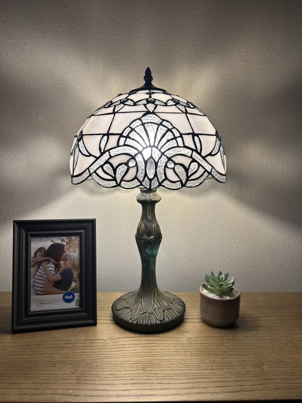 Manitou Table Lamp Stained Glass LED Bulb Included 19" H