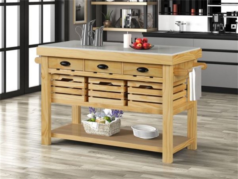 Marble Kitchen Island