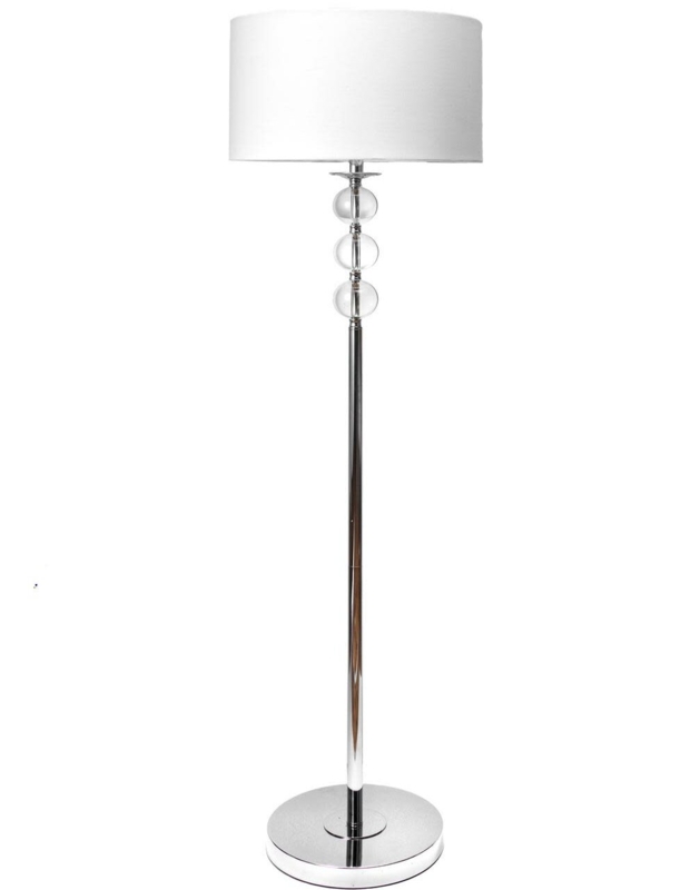 Mccandless 62'' Silver Traditional Floor Lamp