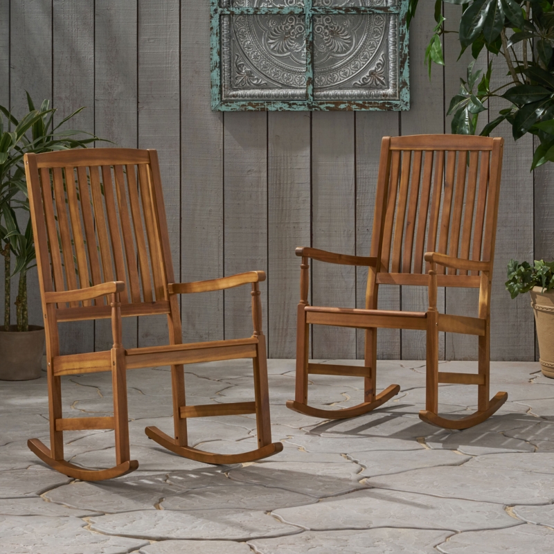 Mccomb Outdoor Rocker Chair (Set of 2)