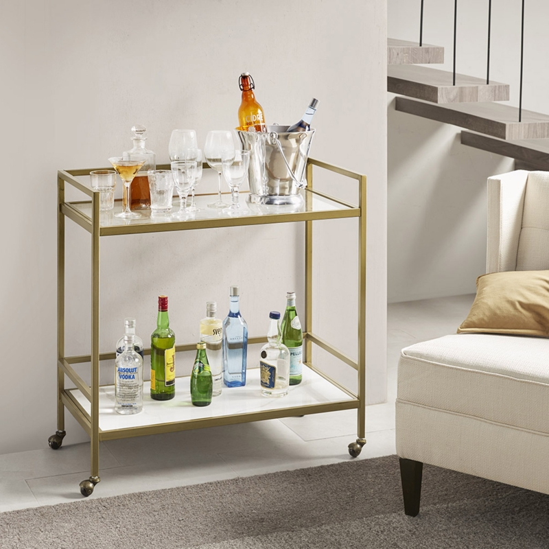 Meendert Marble Kitchen Cart