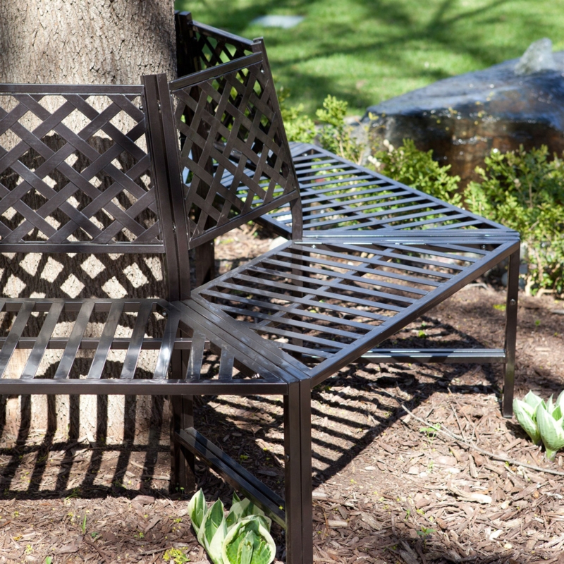 Metal Outdoor Bench