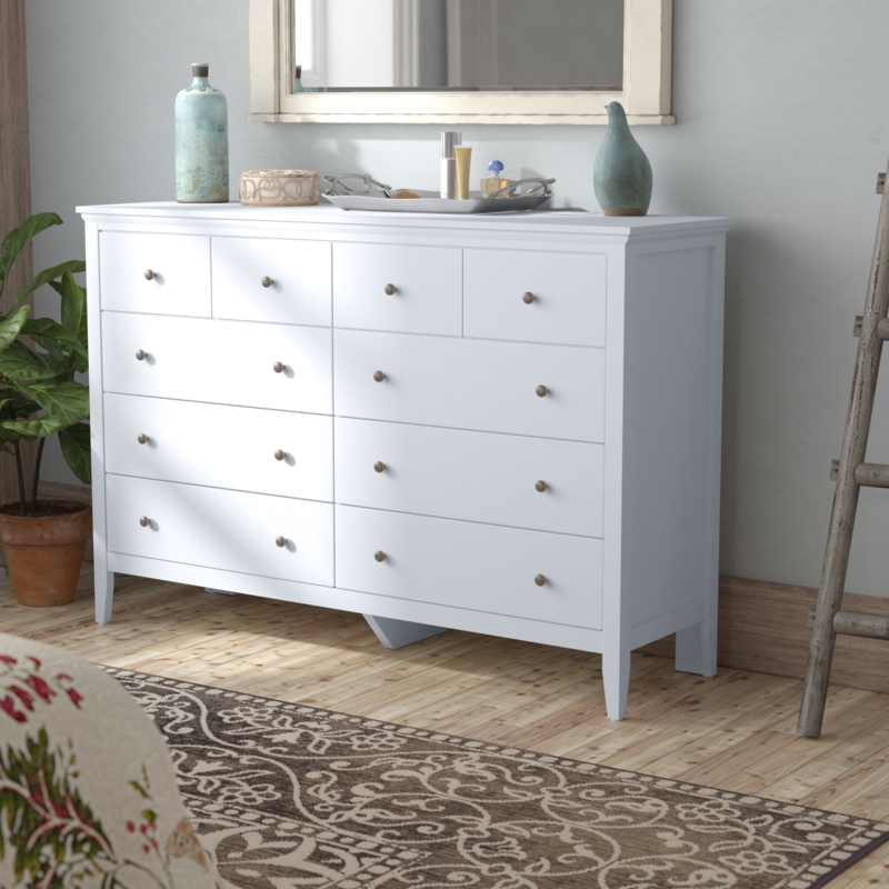 Metra 8 - Drawer Dresser with Mirror