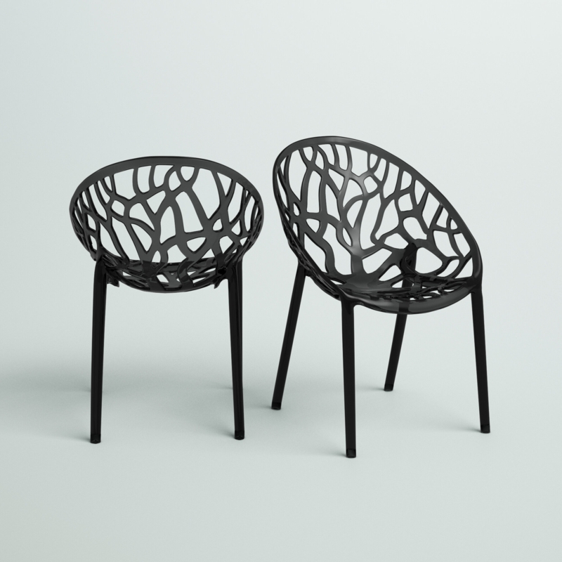 Metrocles Outdoor Stacking Dining Side Chair