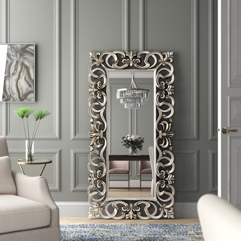 Milbourn Traditional Rectangle Accent Mirror