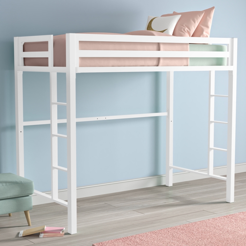 Millennium Twin Platform Metal Loft Bed by Isabelle & Max