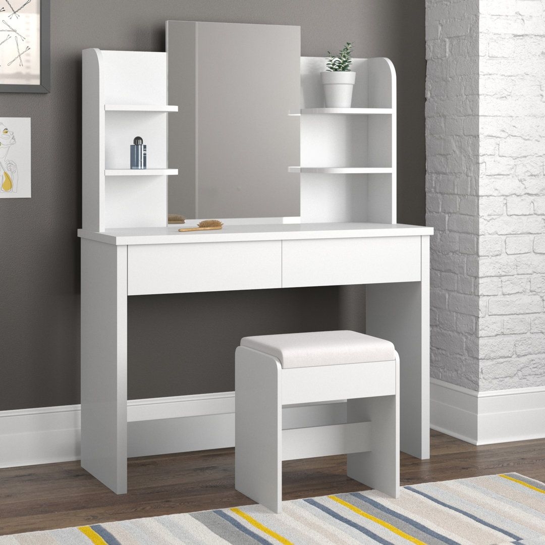 Milliner Dressing Table Set with Mirror