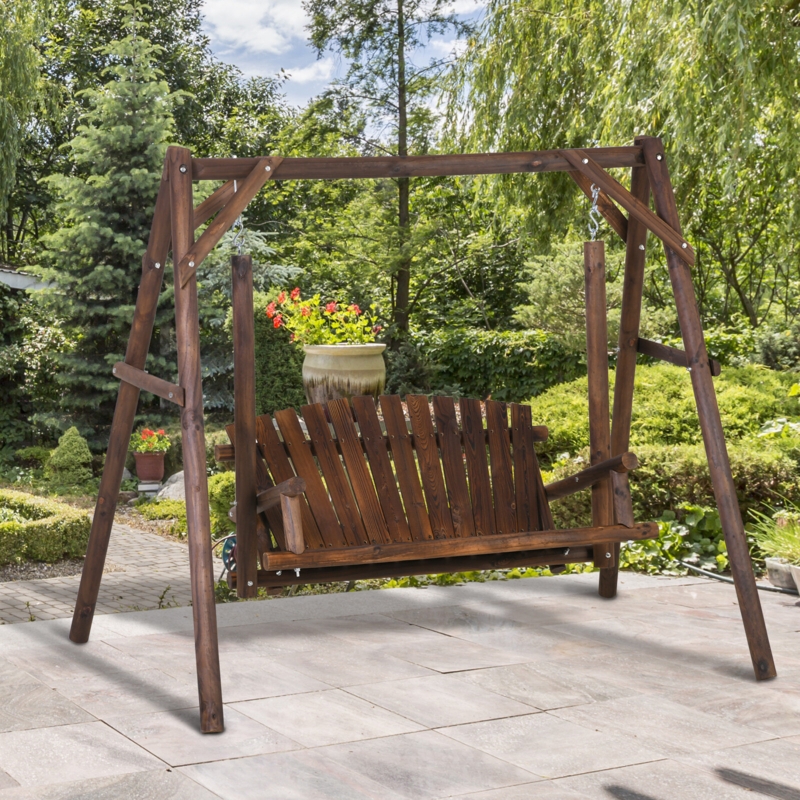 Minka Outdoor Freestanding Porch Swing