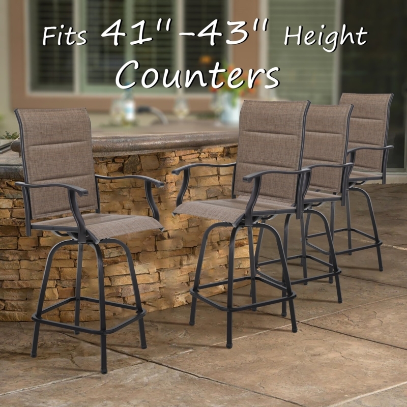 Mirissa Powder Coated Steel Outdoor Stool