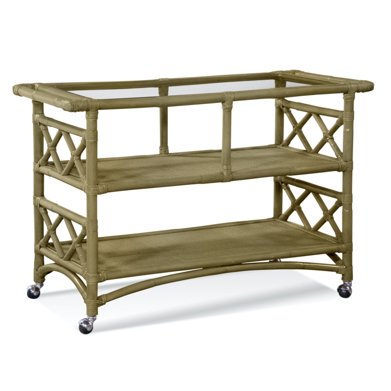 Montgomery Wicker/Rattan Bar Cart