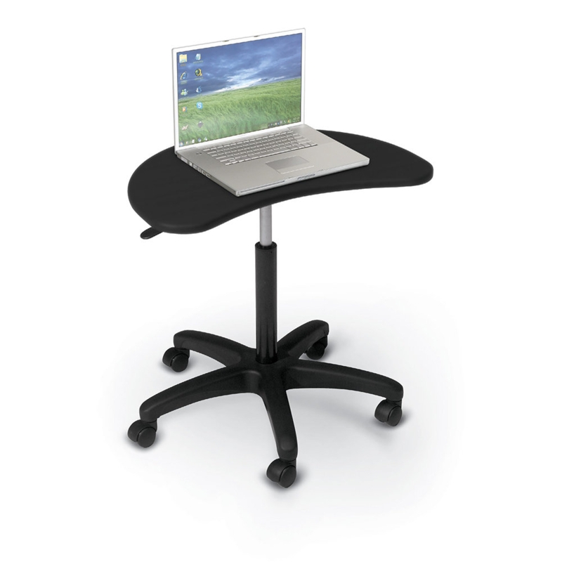 MooreCo Essentials 31.3'' H x 25.75'' W Laptop/Computer Cart Or Stand with Wheels