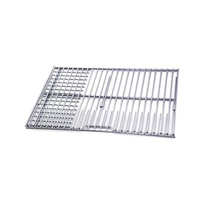 Mr. Bar-B-Q Products 257112 Grill Zone Chrome Cooking Grid & Rock Grate, Medium