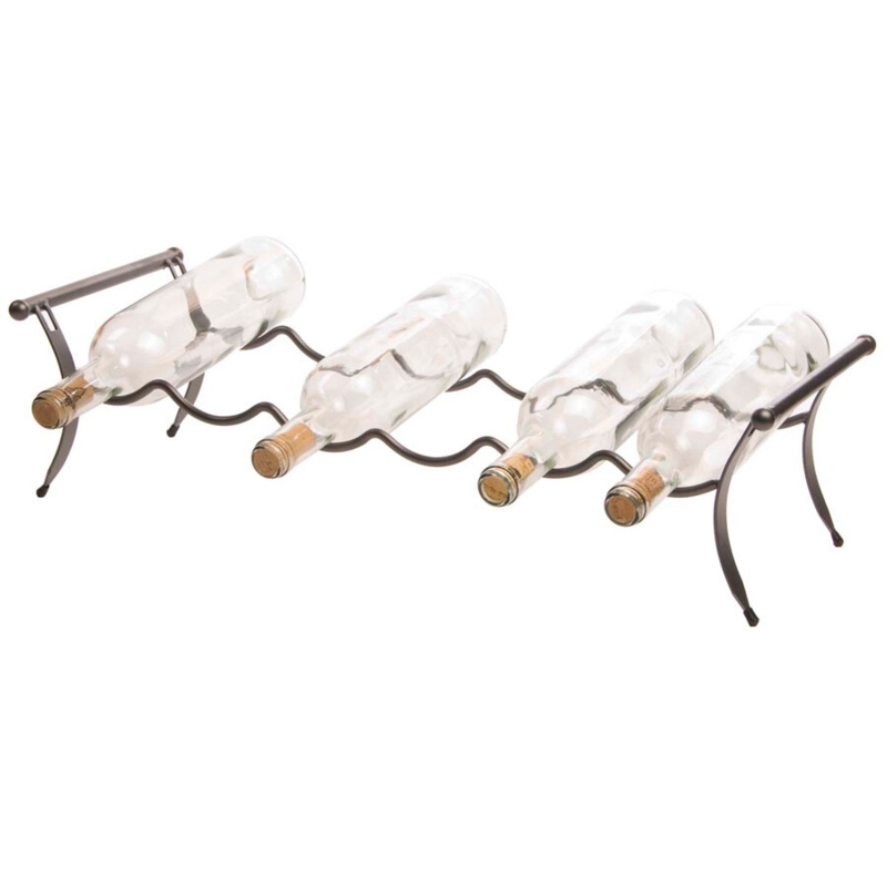 Naudain 6 Bottle Tabletop Wine Bottle Rack