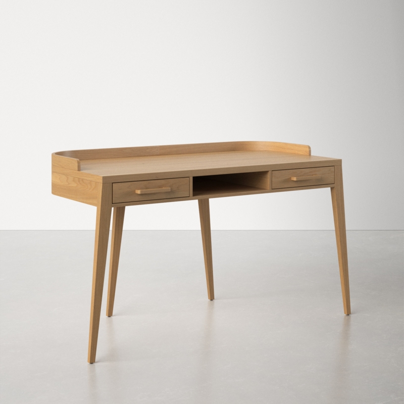 Norma Solid Wood Writing Desk