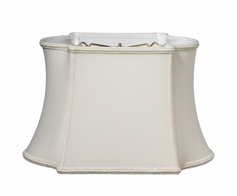 Oblong Softback Lampshade with Washer Fitter, Fabric Lampshade