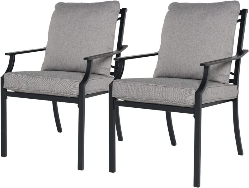 Outdoor Dining Armchair with Cushion