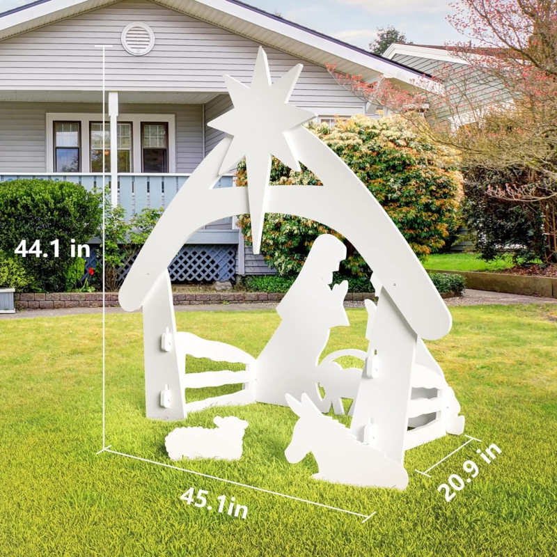Outdoor Nativity Scene Christmas Decoration