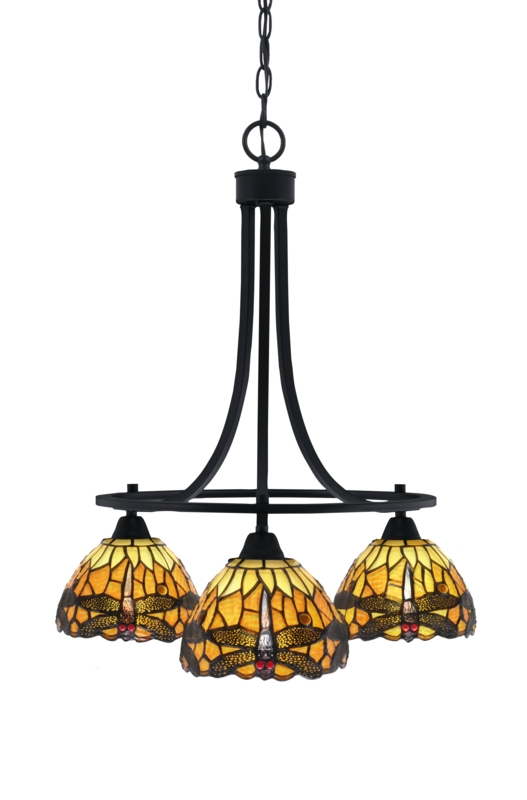 Paramount 3 - Light Dimmable Wagon Wheel Chandelier